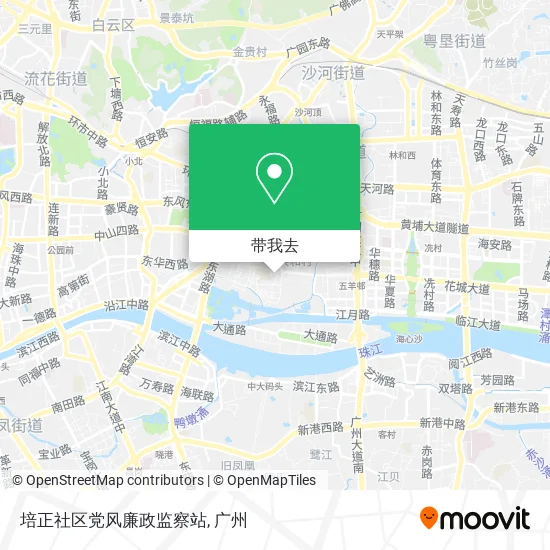 培正社区党风廉政监察站地图