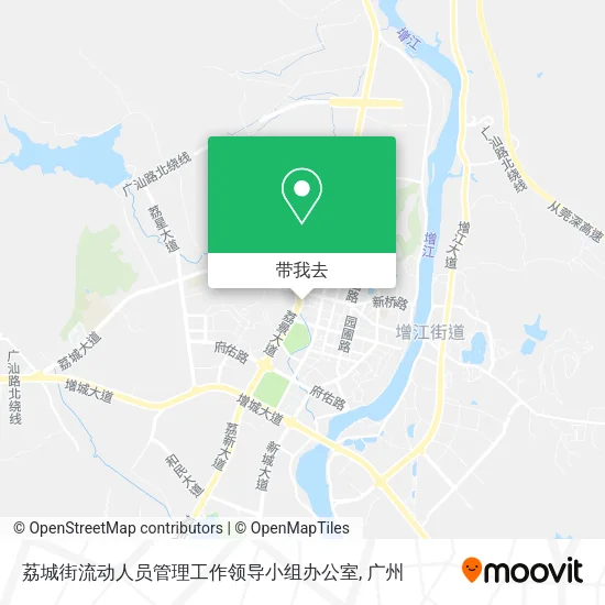 荔城街流动人员管理工作领导小组办公室地图