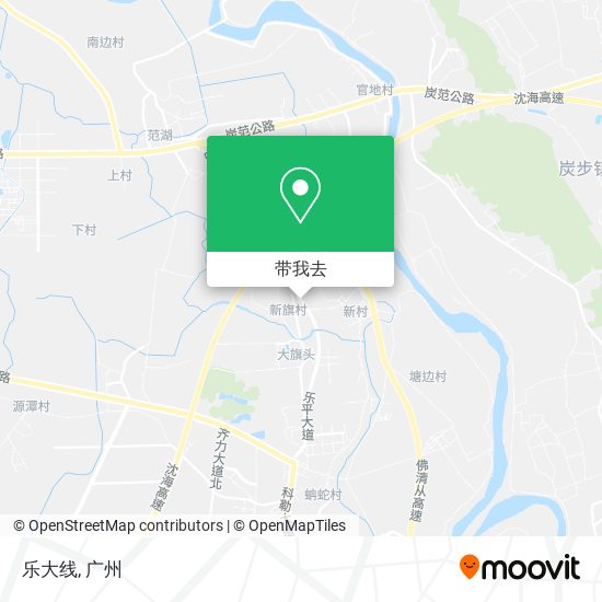 乐大线地图