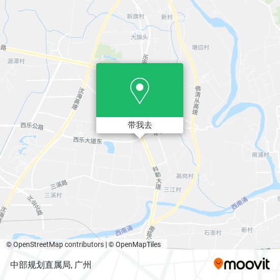 中部规划直属局地图