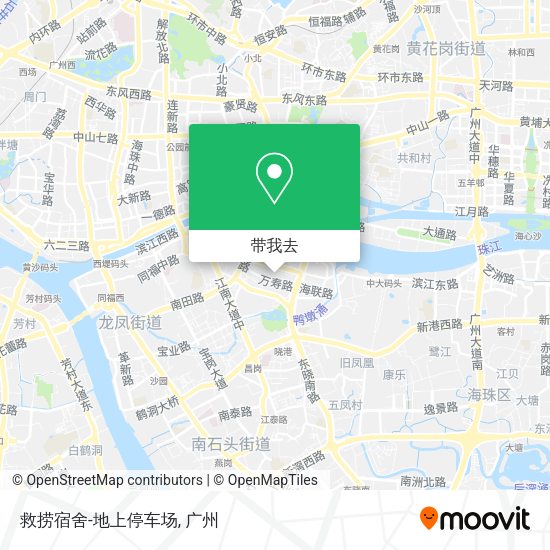 救捞宿舍-地上停车场地图