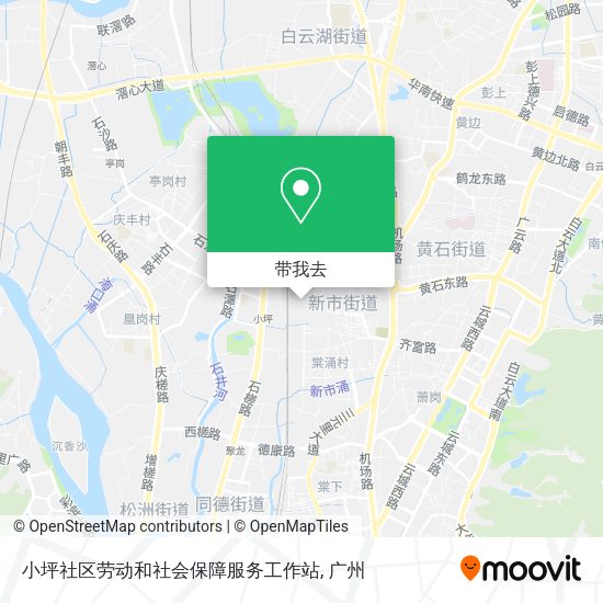 小坪社区劳动和社会保障服务工作站地图