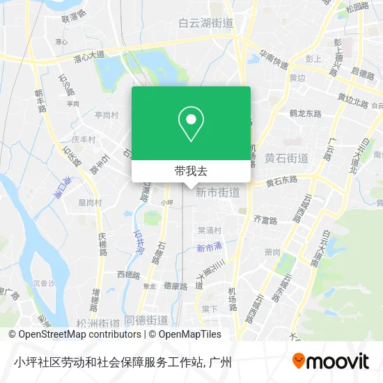 小坪社区劳动和社会保障服务工作站地图