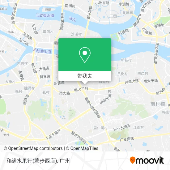 和缘水果行(塘步西店)地图