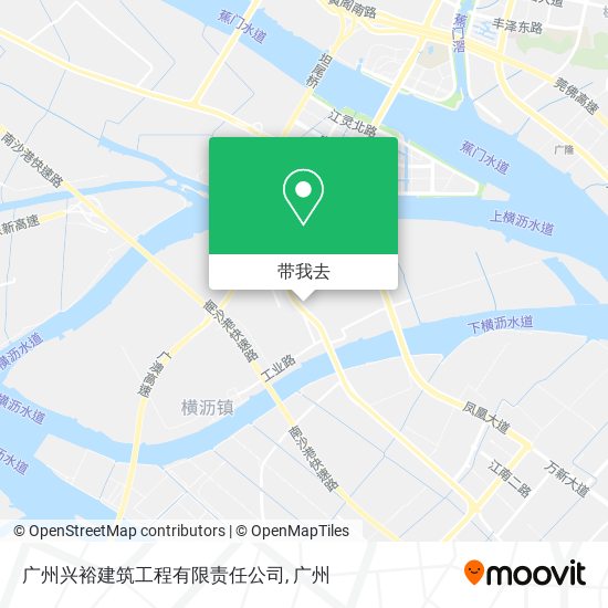 广州兴裕建筑工程有限责任公司地图