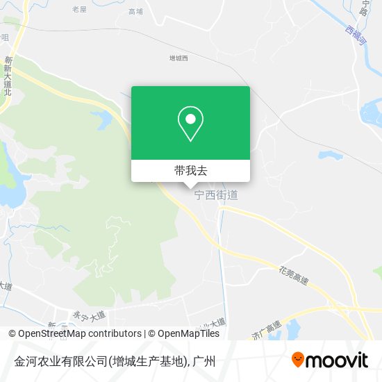金河农业有限公司(增城生产基地)地图