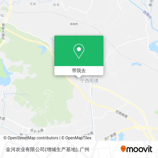 金河农业有限公司(增城生产基地)地图