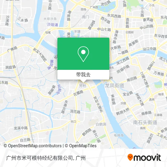 广州市米可模特经纪有限公司地图