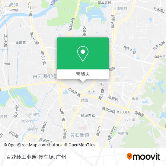 百花岭工业园-停车场地图