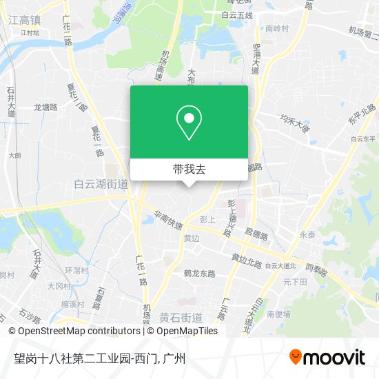 望岗十八社第二工业园-西门地图