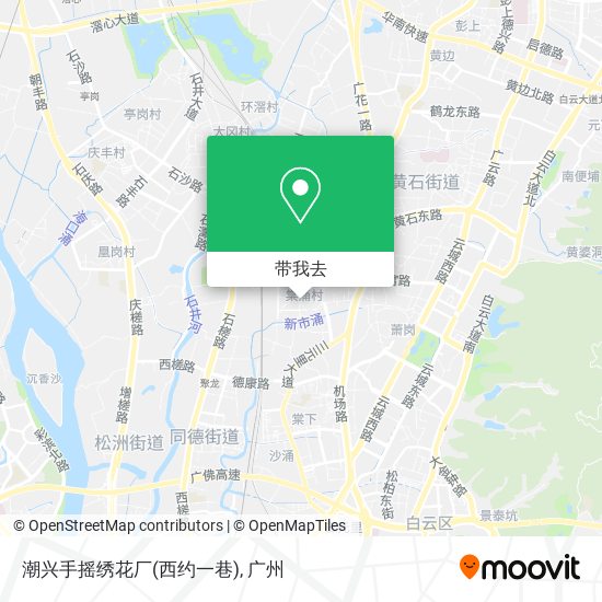 潮兴手摇绣花厂(西约一巷)地图