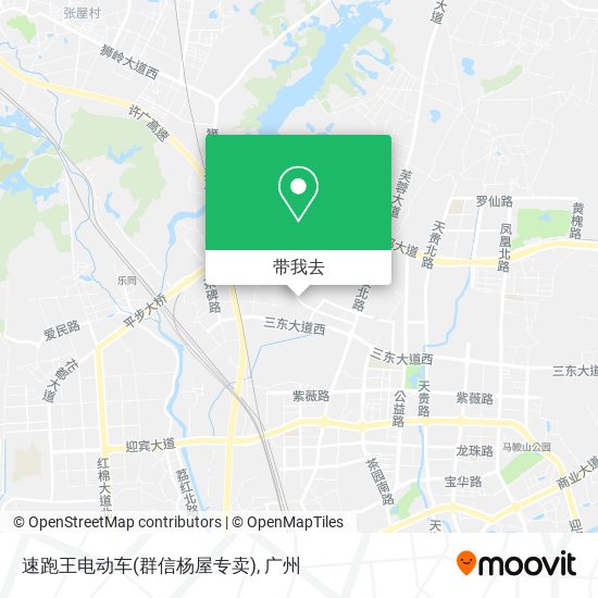 速跑王电动车(群信杨屋专卖)地图
