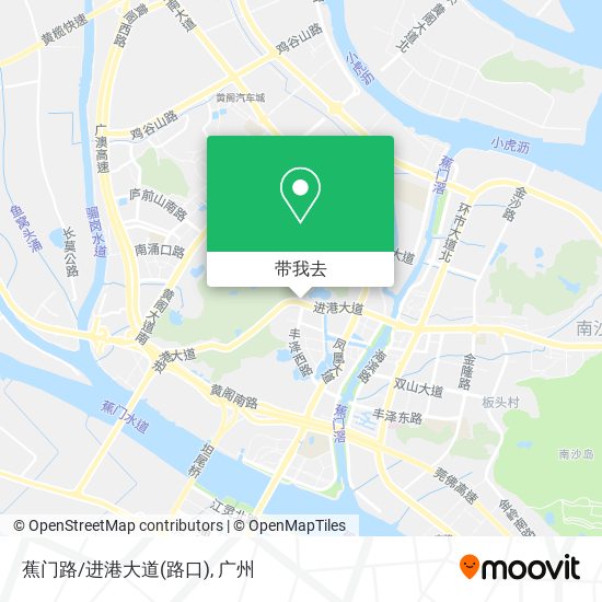 蕉门路/进港大道(路口)地图