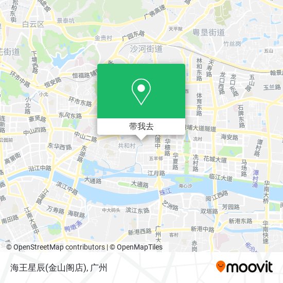 海王星辰(金山阁店)地图