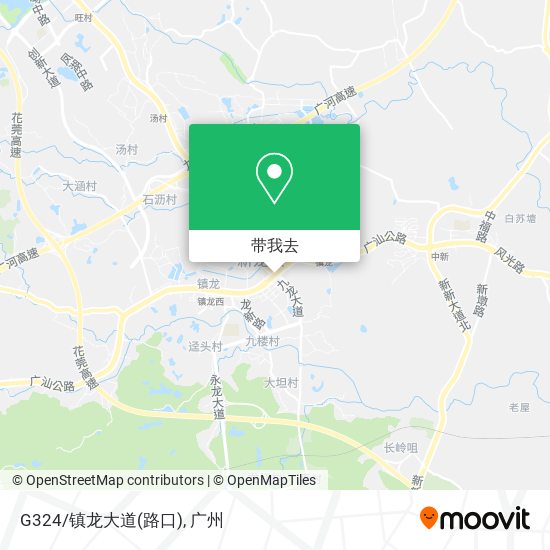 G324/镇龙大道(路口)地图