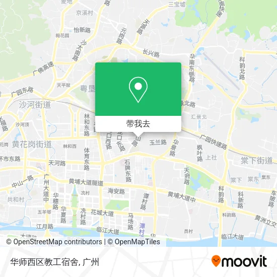 华师西区教工宿舍地图