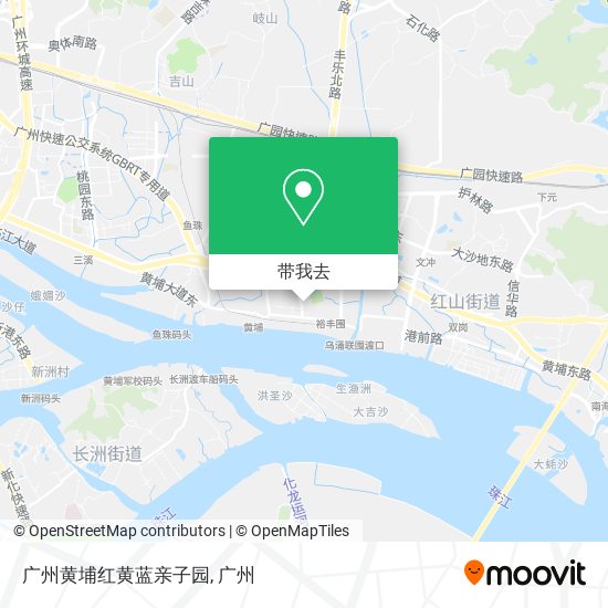 广州黄埔红黄蓝亲子园地图
