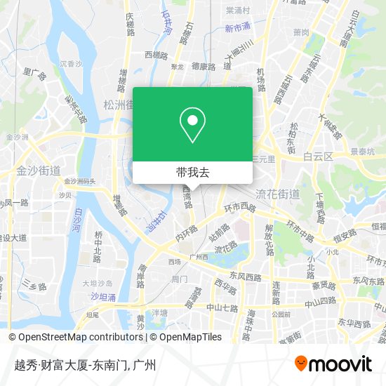 越秀·财富大厦-东南门地图