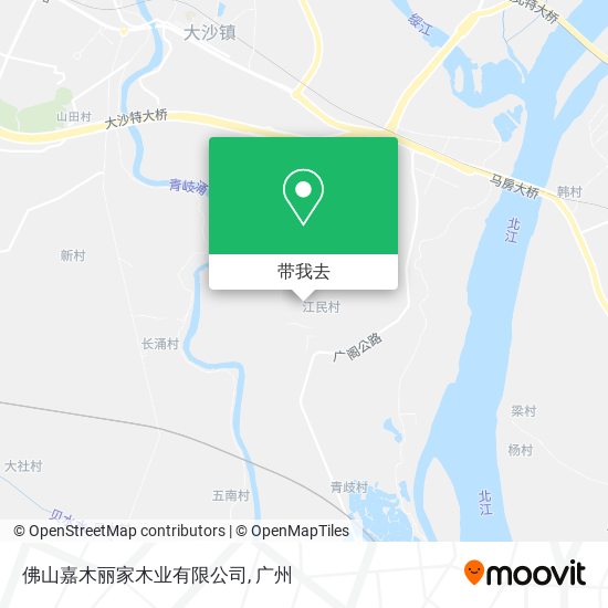 佛山嘉木丽家木业有限公司地图