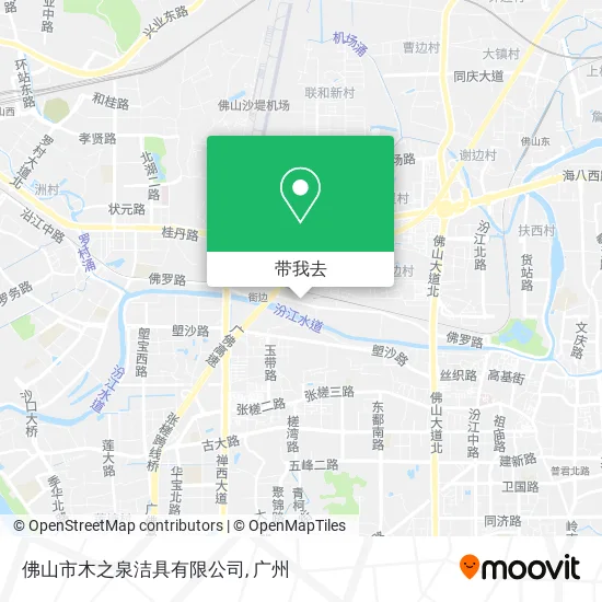 佛山市木之泉洁具有限公司地图