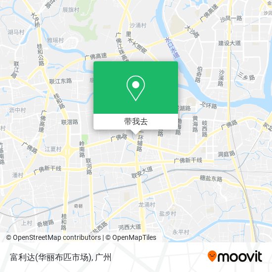 富利达(华丽布匹市场)地图