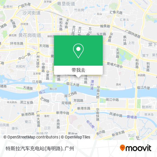 特斯拉汽车充电站(海明路)地图