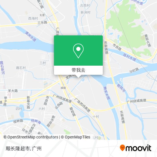 顺长隆超市地图