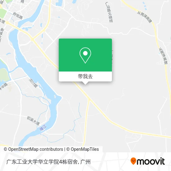 广东工业大学华立学院4栋宿舍地图