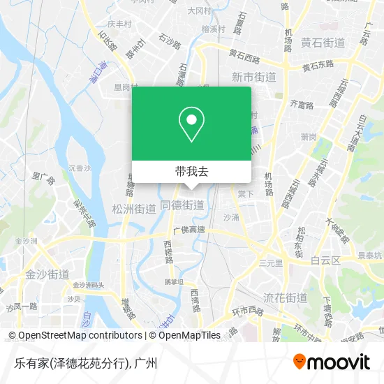 乐有家(泽德花苑分行)地图