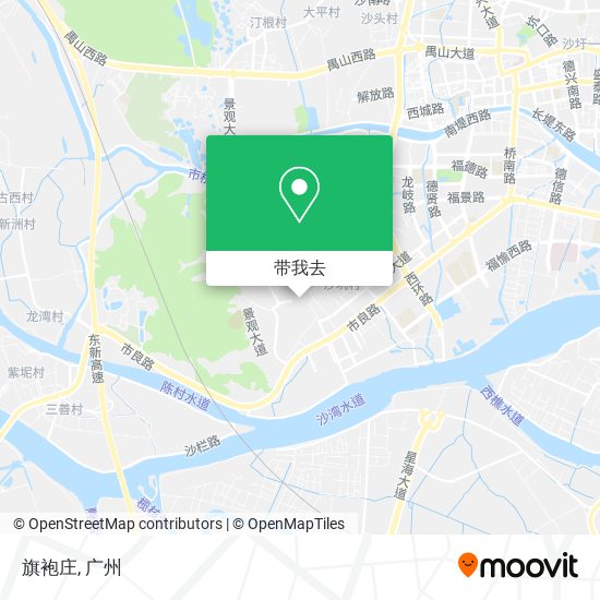 旗袍庄地图