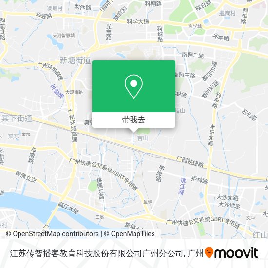 江苏传智播客教育科技股份有限公司广州分公司地图