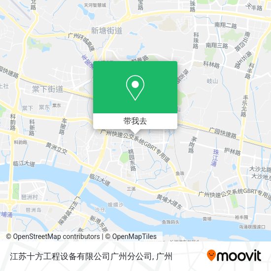 江苏十方工程设备有限公司广州分公司地图