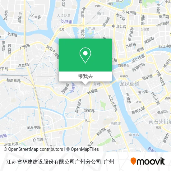 江苏省华建建设股份有限公司广州分公司地图