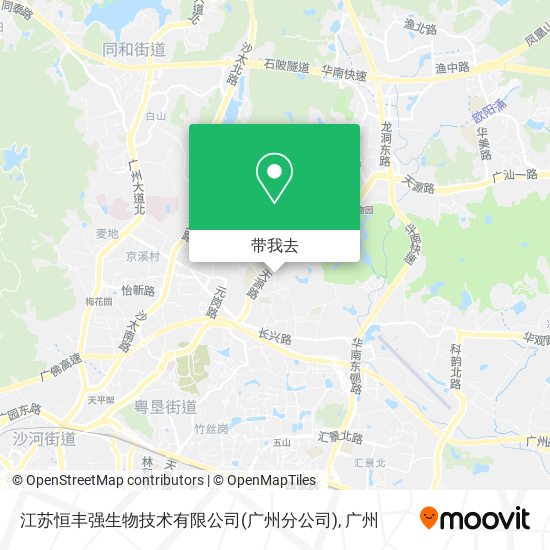 江苏恒丰强生物技术有限公司(广州分公司)地图