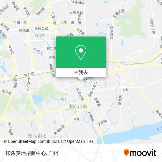 印象黄埔招商中心地图