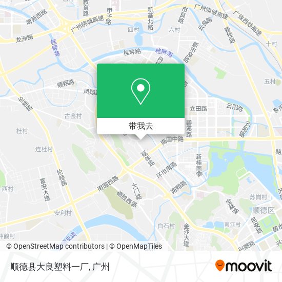 顺德县大良塑料一厂地图