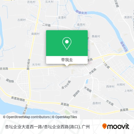 杏坛企业大道西一路/杏坛企业西路(路口)地图