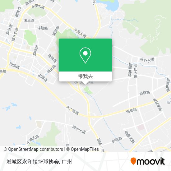 增城区永和镇篮球协会地图