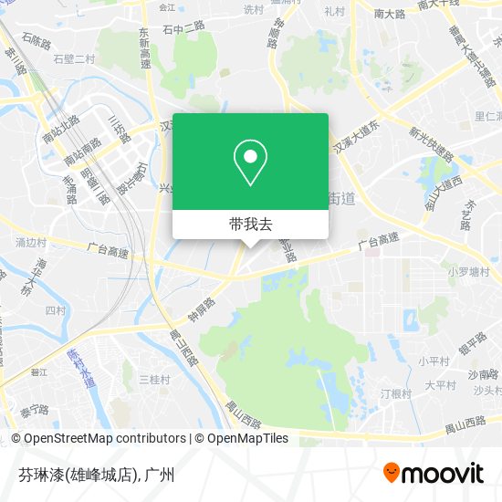芬琳漆(雄峰城店)地图