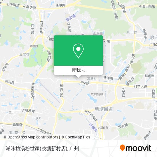 潮味坊汤粉世家(凌塘新村店)地图
