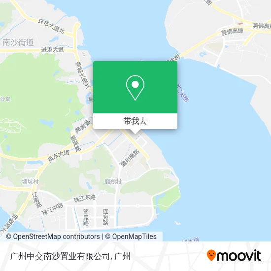 广州中交南沙置业有限公司地图