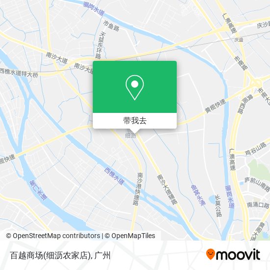百越商场(细沥农家店)地图