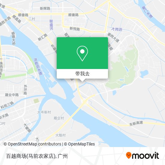 百越商场(马前农家店)地图