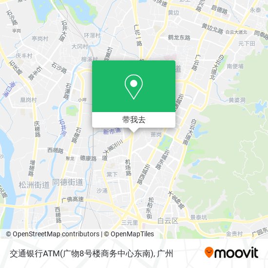 交通银行ATM(广物8号楼商务中心东南)地图