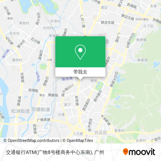 交通银行ATM(广物8号楼商务中心东南)地图