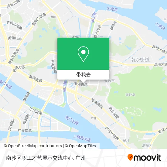 南沙区职工才艺展示交流中心地图