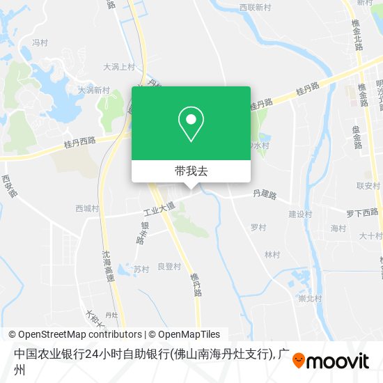 中国农业银行24小时自助银行(佛山南海丹灶支行)地图