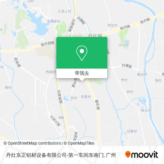 丹灶东正铝材设备有限公司-第一车间东南门地图