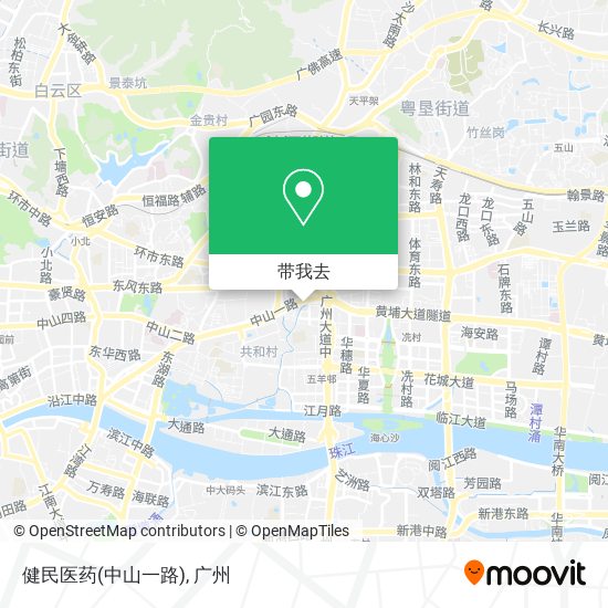 健民医药(中山一路)地图