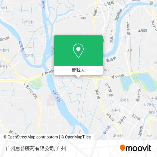 广州惠普医药有限公司地图